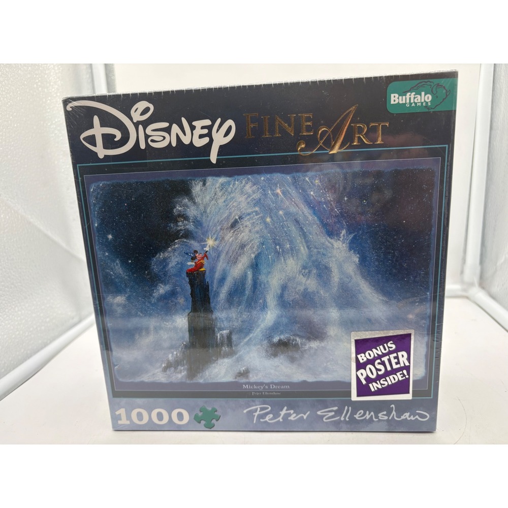 Buffalo Games Disney Fine Art 1000 Piece Jigsaw Puzzle Mickey's Dream Sealed New